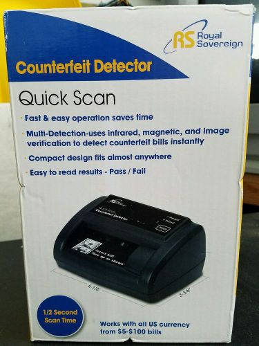 Royal Sovereign Counterfeit Detector Quick Scan RCD-2120 New