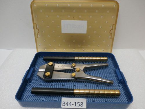 TC Pin Wire &amp; Rod Cutter 18&#034; Gold Handle in Sterile Case  Orthopedic Instruments