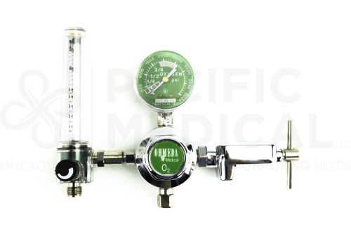 Datex Ohio Medical Oxygen Gas Flow Meter 1-15 LPM &amp; Yoke CGA 870