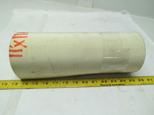 2 ply white smooth top nylon backed conveyor belt 11ft x 11-7/8&#034; 0.090&#034; thick for sale