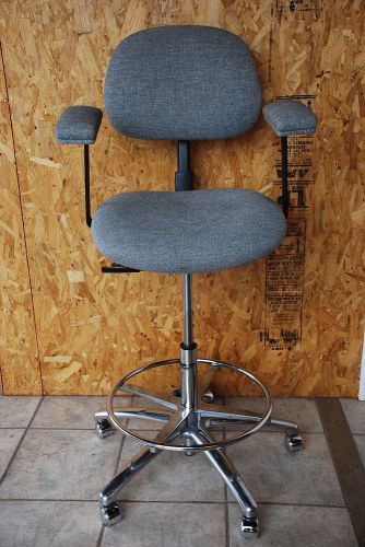 Gibo kodama e3500et esd anti static dissipative chair clean room workbench nice for sale