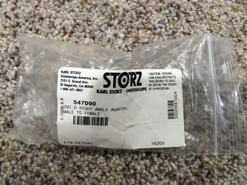 Karl Storz 547D90 DVI-D Right Angle Adapter Male To Female 