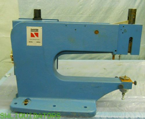Bench staking press from Cambridge Automatic AE2001 Eyeletter #2