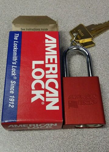 American Lock A1106RED Keyed Different - Box of 4 Locks