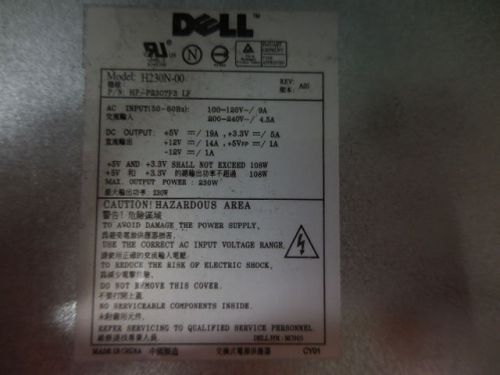 1 PC DELL H230N-00  POWER SUPPLIES AC