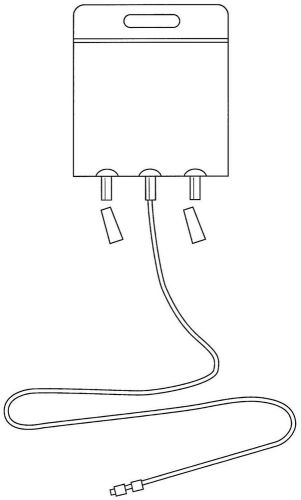 Blood bag 450cc tubing pet veterinary with anticoagulant cpda-1 2 spike port for sale