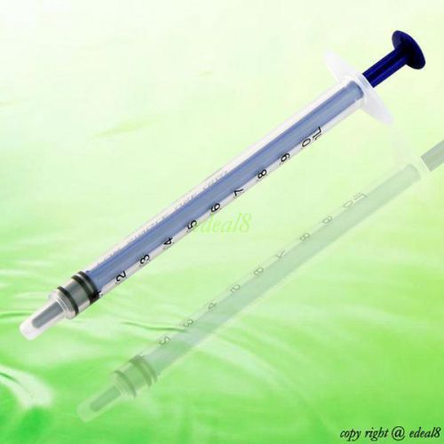 100Pcs 1ml Disposable Syringe Sampler For Measuring Accurate Hydroponic Nutrient