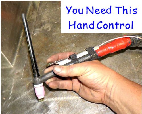 Tigbutton button hand finger control for thermal arc &amp; sanarg tig welders for sale