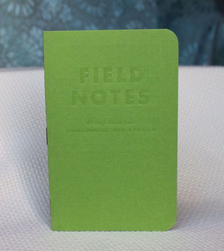 Field Notes Grass Stain Green (Summer 2009) Limited Edition Single Notebook