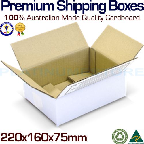 100 x Mailing Boxes 220x160x75mm Quality Cardboard Post Shipping Carton Box