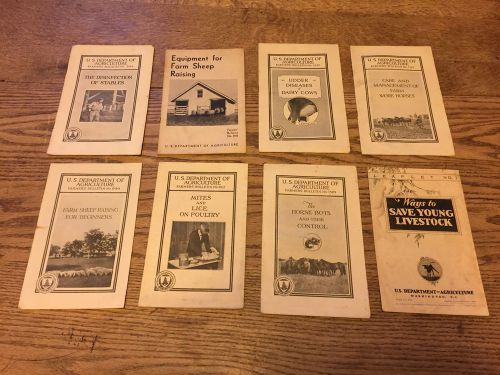 LOT OF 14 U. S. DEPT. OF AGRICULTURE FARMER&#039;S BULLETINS FROM THE 1920&#039;S-1940&#039;S