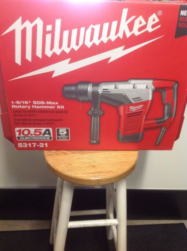 Milwaukee 5317-21 1-9/16 in. sds max rotary hammer new for sale
