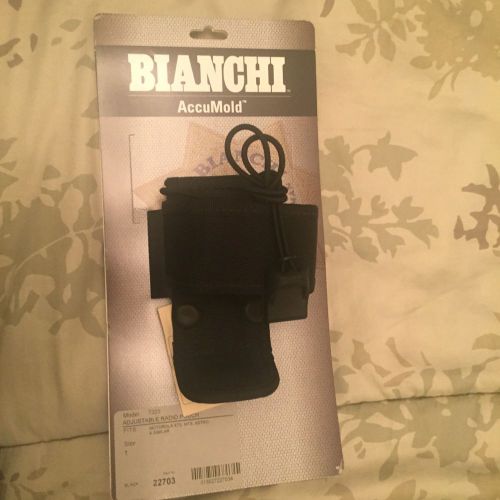 Bianchi 7323 Adjustable Radio Pouch Black Nylon Part # 22703