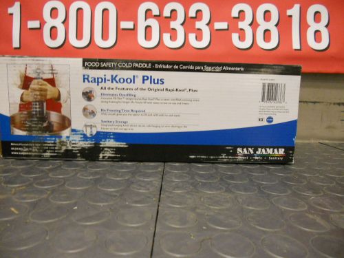 NEW!! San Jamar Rapi-Kool Plus Cold Paddle RCU128 128 oz  -- Free Shipping!