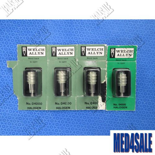 Lot of 4 Welch Allyn 04000 Replacement Bulbs