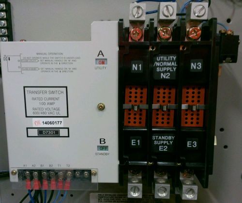 Generac 100 amp 3 pole contactor Free shipping.