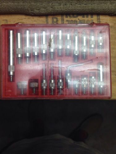 22 PC Dial Digital Indicator Point Set End Tip Kit Machinist Tool