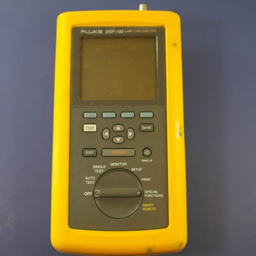 Fluke DSP-100 DSP100 LAN Cable Meter and DSP-100SR Smart Remote DSP100SR