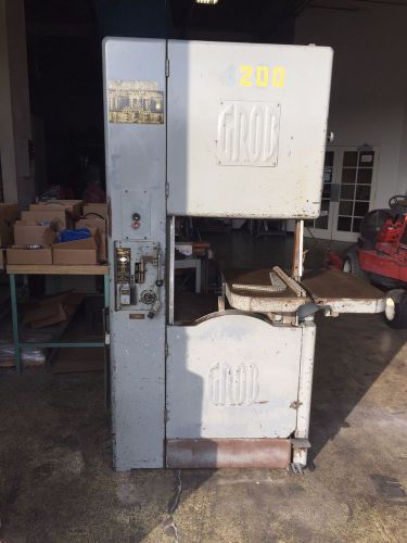 24&#034; GROB Vertical Band Saw Type NS24
