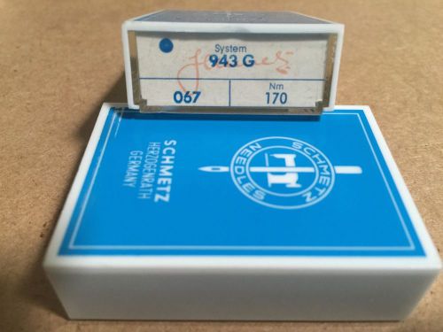 Schmetz 943 G, 067 / 170, Sewing Machine Needles (Box of 100 needles)
