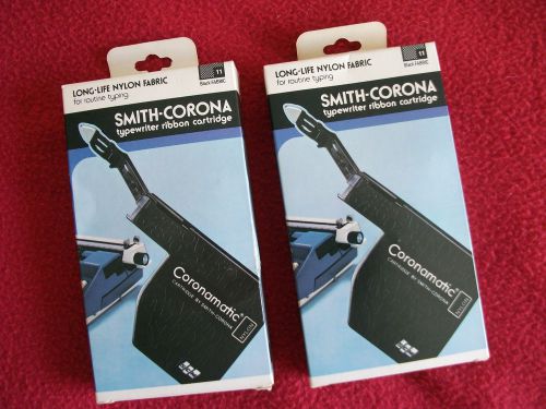 2 Smith Corona Typewriter Ribbons..(1) Re-Rite Film &amp; (1) Long-Life Nylon Fabric