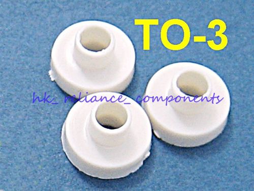 50x TO-3 Plastic Bushings Insulation Washers for Transistor Heatsink