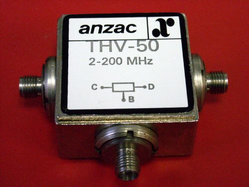 Anzac THV-50  Two-Way Power Divider   50 Ohms / 2-200 MHz  (4 available)