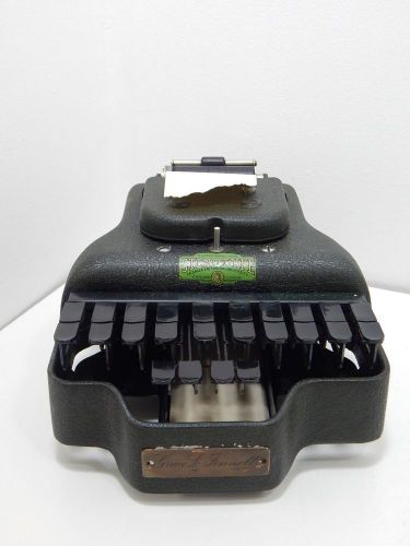 Vintage Stenotype Court Recorder Stenograph Machine with Case