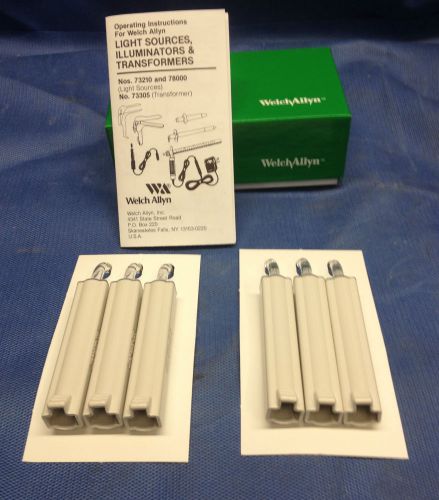 WELCH ALLYN REF 78600 EXPENDABLE ILLUMINATOR for KleenSpec Corded 6/Box,  NEW