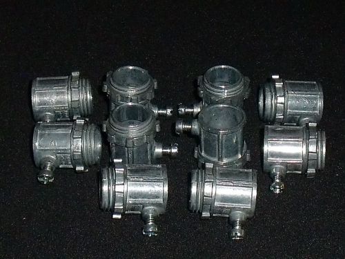 Regal Fittings 701 EMT 1/2&#034; Connector Lot of 10 Fittings