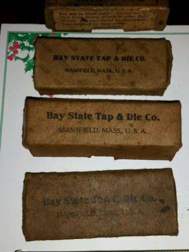 Bay State Tap and Die union twist Butterfield vt usa made mass mansfield box