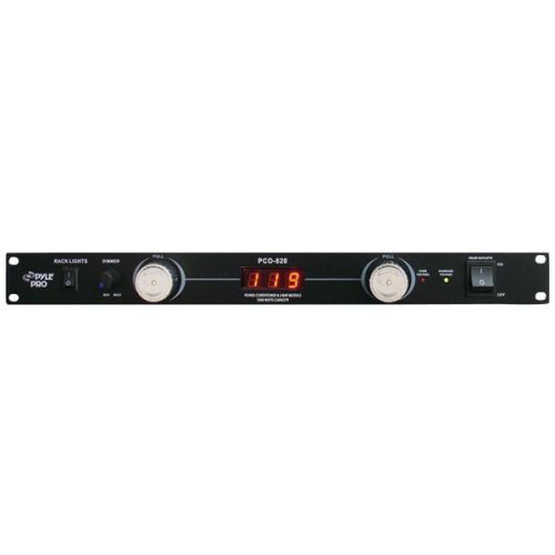 Pyle pco820 rack mount power conditioner w/voltage meter 8 outlets for sale