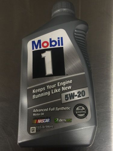 Mobile1 Advanced Full Synthetic 5W-20 Motor Engine Oil Mobile 1 Qt 98LL87