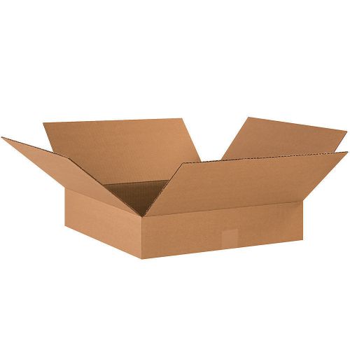 Corrugated Cardboard Flat Shipping Storage Boxes 18&#034; x 18&#034; x 6&#034; (Bundle of 20)