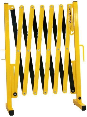 Versa-guard vg-1000 aluminum/steel expandable portable safety barricade with for sale