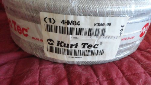 Kuri tec 4hm04 braided tubing 225 psi (19/32 in. outside dia.) 100ft/roll for sale