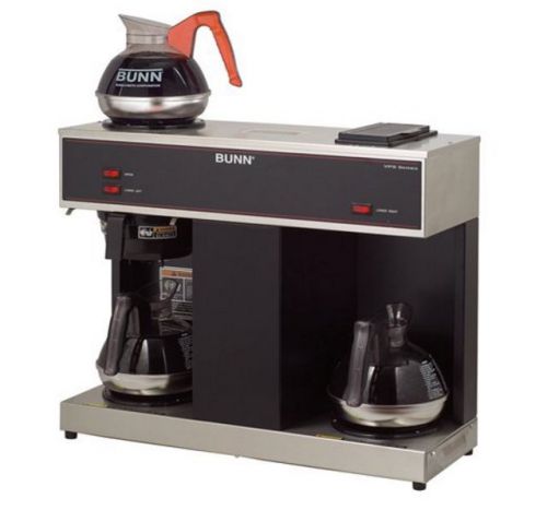 Bunn VPS 12 Cup Pourover Coffee Brewer with 3 Warmers - 120V  04275.0031 Black
