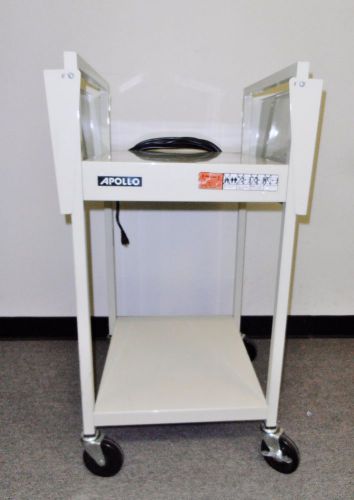 Apollo steel projector cart with power strip for sale