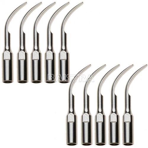 10 PCS Woodpecker Dental Scaling Tips GD2 fit DTE Satelec NSK Scaler Handpiece