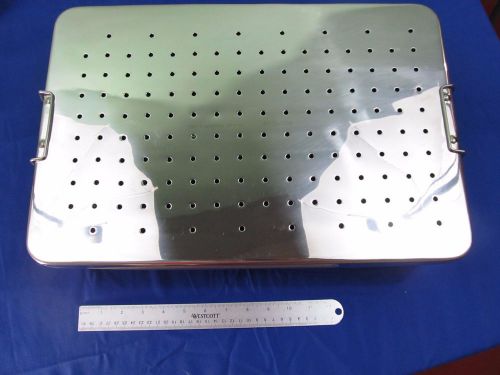 Instruments Sterilization Tray perforated 45x30x10cm German Steel KREBS