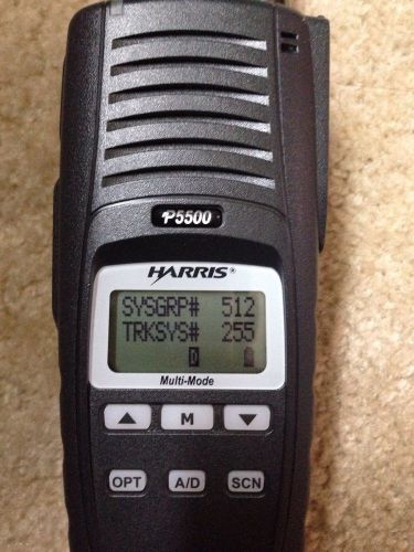 Harris P5500 1EX55-PBU8B Two-Way Radio Headsets 800 MHz RF / VHF