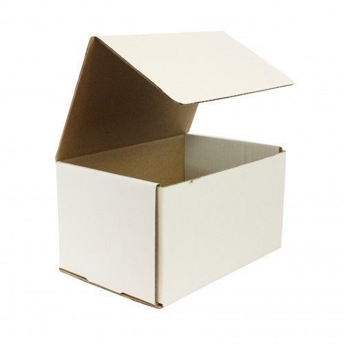 White Corrugated Cardboard Shipping Boxes Mailers 9&#034; x 6&#034; x 5&#034; (Bundle of 50)