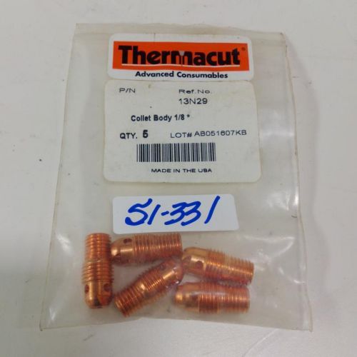 THERMACUT 1/8&#034; COLLET BODY 13N29 NEW BAG OF 5