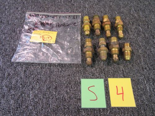 8 WELDING ADAPTERS ACETYLENE REGULATOR CGA-510 580 VALVE GAS MILITARY USED