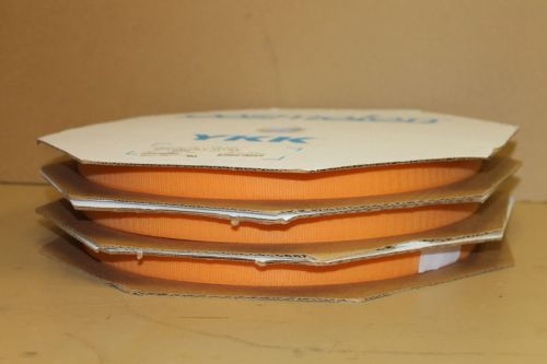 Velcro hook, 1&#034; wide x 150 yds, Orange, Sew on, AA55126, Lot of three 50yd rolls