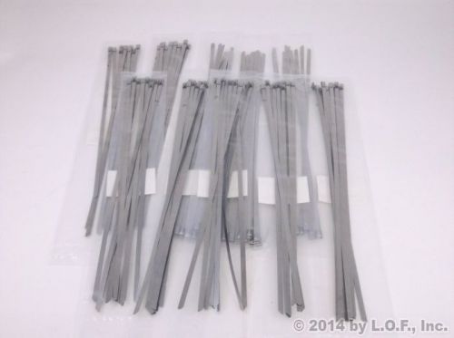 100 heavy duty 4.6mm x 350mm 304 stainless steel cable zip tie down wire for sale