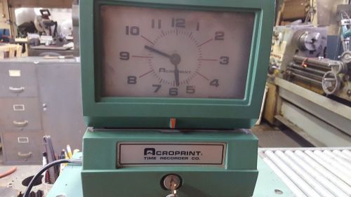 ACROPRINT TIME CLOCK WITH KEY