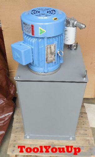 HYDRAULIC POWER UNIT UP TO 3000 PSI 60 LITER A MINUTE 208 3 PHASE