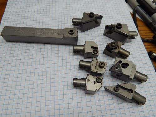 KM Micro KM16NCM1616-105 5/8&#034; Square Shank Micro Clamping Tool With 8 Heads