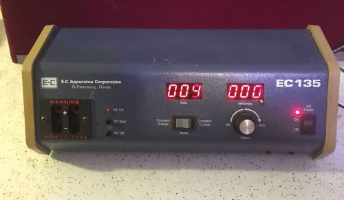 E-C Apparatus EC-135 Electrophoresis Power Supply Tested Works